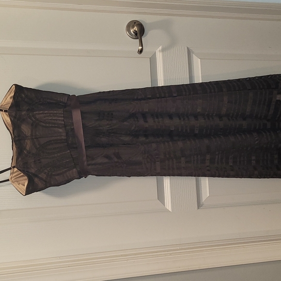 BCBG Max Azria Size 2 Chocolate Gown. - Picture 11 of 13
